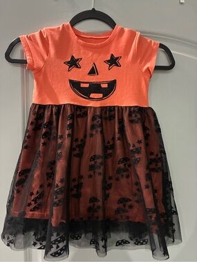 Orange Pumpkin Tulle Dress Halloween Costume